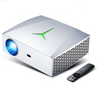 Projecteur portable VIVIBRIGHT F40 avec écran LCD haute définition 1920x1080, lampe LED, haut-parleurs intégrés, 1000 lumens, 30000+ heures d'autonomie