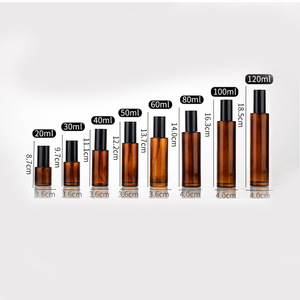 Botella de Vidrio Ámbar Portátil de Alta Calidad Capot Hy-59 de 20ml, 30ml, 40ml, 50ml y 100ml con Pulverizador para Perfume/Loción - Product Image 6