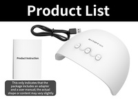 Lampe à ongles LED UV intelligente, 15 perles, 3 modes de minuterie, chargement USB, séchoir à ongles compact avec capteur infrarouge pour la maison et le salon