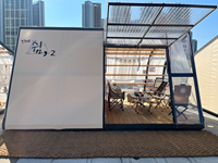 Tente Tourle Nouveau Design Cabine Temporelle Restaurant Extérieur Cabine Glamping Tente Imperméable en PVC