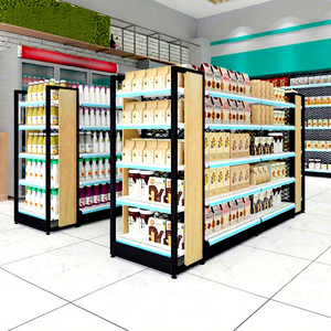 Scaffale Espositivo a Griglia Diamantata per Supermercati e Negozi di Convenienza Hongbai, Armadio a Isola Pieghevole per Negozi Materno-Infantili e <span class=keywords><strong>Farmacie</strong></span> - Product Image 2