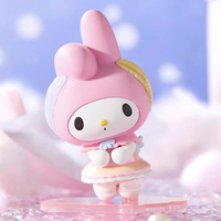 100% authentique, 8 pièces/ensemble, personnages San Rio, série Ballet, figurines miniatures kawaii, boîte mystère, jouets de collection