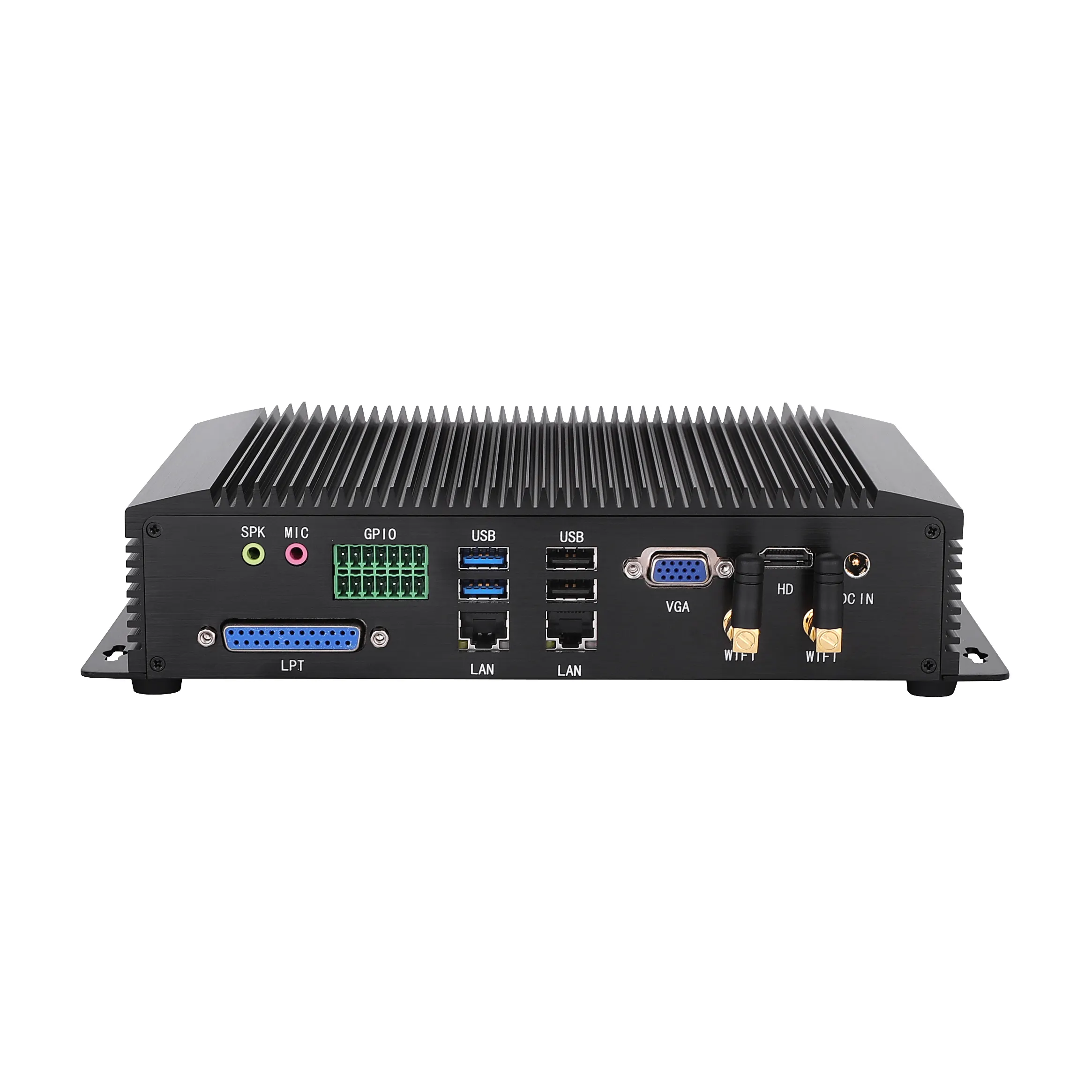Mini Desktop Industrial PC Computer Core i3 i5 i7 Dual NIC Gigabit LAN Barebone Mini IPC 6*RS232/485 8*USB/HDM-I VGA/PS2/LPT