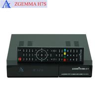 Decodificador de televisión por satélite 4K Ultra HD doble DVB s2x/S2 + DVB c/DVB T2 zgemma h7s compatible con CI Plus y CA