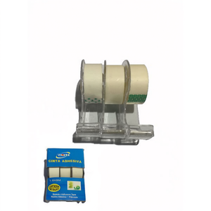 Dispenser per nastro adesivo con 6 nastri adesivi da 12 mm x 10 m per uso domestico e in ufficio - Product Image 2