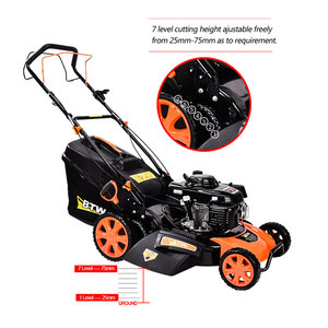 Tosaerba Semovente Industriale da 20 Pollici con Motore Monocilindrico 196CC, Set da Giardino da 22 Pollici, Caratteristiche <span class=keywords><strong>a</strong></span> 4 Tempi - Product Image 2