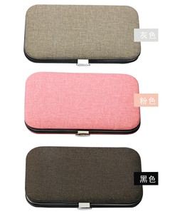 7/8 Chiếc Làm Móng Bằng Thép Không Gỉ Đặt Trong Vỏ Màu Đen Hồng Xám - Product Image 3