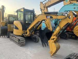 Mini pelle sur chenilles Caterpillar CAT 303E d'occasion bon marché en bon état et à faibles heures de travail Stock Shanghai - Product Image 3