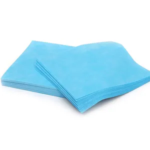 محبوكة ملايات سرير للاستخدام الواحد لفة الجراحية PP PE سبونليس غطاء السرير مع مرونة للماء العقيمة الفحص الطبي ورقة