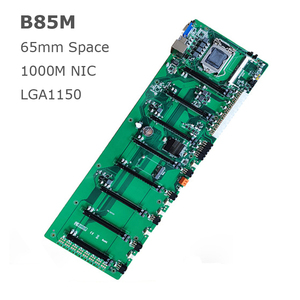 Placa base verde b85 B85M, tarjeta gráfica <span class=keywords><strong>8</strong></span> gpu, ranura LGA1150, 65mm de espacio, tarjeta de interfaz de red de 1000M - Product Image 6