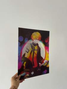 MEIXIANG 300 disegna 3D lenticolare Flip Picture Anime Movie Poster Wall Art Automotive con Jujutsu Kaisen Dragon Ball <span class=keywords><strong>Goku</strong></span> - Product Image 6