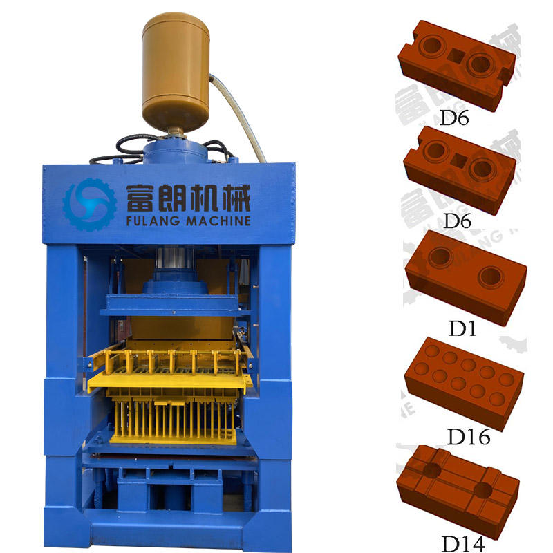 300X150X100mm Automatic Clay Soil Interlocking Brick Machine in China ...