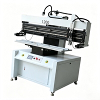 Impresora de Pasta de Soldadura SMT Semiautomática, Máquina de Impresión de Plantillas para PCB, Línea de Ensamblaje de PCB LED con Raspador Flotante y Mesa de Hierro Fundido