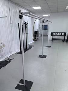 Approvisionnement d'usine Cadre de tuyau en aluminium Portable robuste Support de toile de fond de photographie réglable Décorations de plafond Mariage - Product Image 6