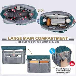 Bolsa de Mano Multifuncional para Maestros y Enfermeras, Bolsa de Mensajero para Portátil de 15.6 Pulgadas con Bolsillo Aislado para el Trabajo y Viajes - Product Image 2