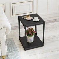 Table basse en marbre et fer forgé, style moderne et luxueux, durable, directement de l'usine, avec garantie de 5 ans