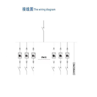 Quansheng Usine PC ABS ou SMC Fibre De Verre Multi Tables Boîtier Non Métallique Compteur Étanche Dur Boîte De Distribution Électrique