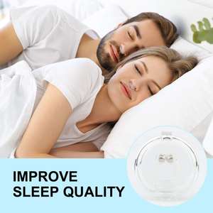 Großhandel durchsichtiger atmungsaktiv silikon magnetischer Anti-Schnarren-Nose-Clip - Product Image 4