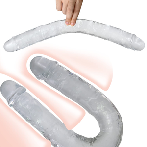 Dildo Extensible Grande de Doble Cabeza con Diseño de Dragón, Multicolor, para Masturbación y Masajes, Modelo Femenino Lara - Product Image 4
