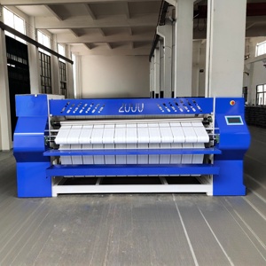 Máquina Plegadora de Ropa Industrial Eléctrica HOOP <span class=keywords><strong>Foldimate</strong></span> con Secadora y Planchado, Carcasa de Acero Inoxidable, Funcionamiento Continuo - Product Image 1