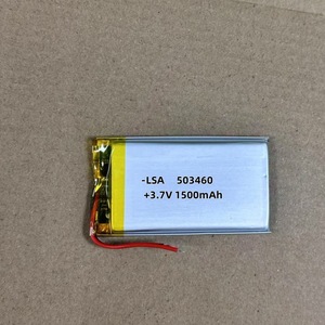 Lsa 503460 <b>3.7V</b> 1500mAh Polymer <b>Battery</b> For Consumer Electronics - Product Image 1