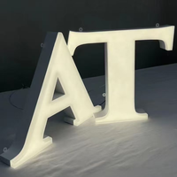 Letrero de Canal 3D Iluminado LED de Acero Inoxidable para Exteriores Personalizado, Clasificación de Impermeabilidad IP65, DC12V para Decoración