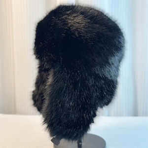 Zhenbang özel Unisex sıcak kulaklıklar kalınlaştırmak kulak-flapped 3D nakış dijital baskı Faux kürk Ushanka kayak kap - Product Image 2