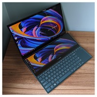 Ordinateur portable A-ZenBook Pro Duo 15, processeur Intel Core i9-12900H de 12e génération, écran OLED 4K, 64 Go de RAM, GeForce RTX 3060
