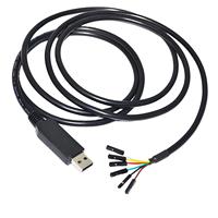 Cable convertidor serial USB-A a TTL (Dupont) UART 3P/4P/6P
