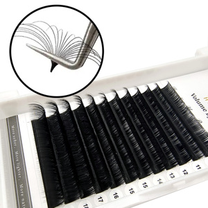 Ciglia Finte Personalizzate All'Ingrosso, Extension Ciglia Singole Volume, Etichetta Personalizzata, Ciglia Opache in Cashmere Morbide Naturali Fatte a Mano - Product Image 3
