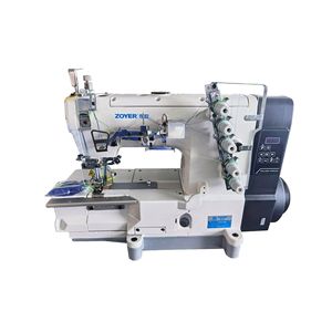 Máquina de Coser Zoyer de 3 Agujas y 5 Hilos, Cama Plana, Electrónica, Semiautomática, Equipo de Costura Textil - Product Image 4