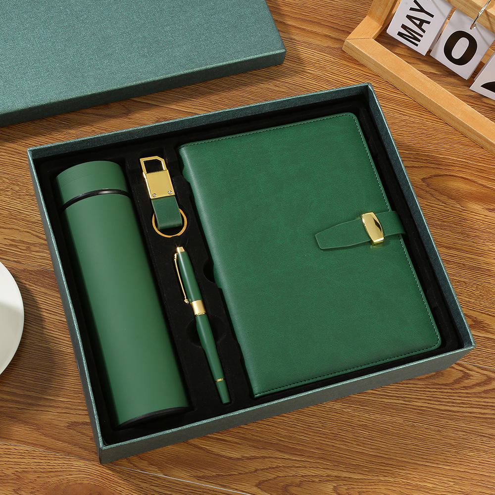 Thermos Cup +Notebook+pen+box+keychain
