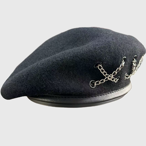Boina de Lana para Mujer, Estilo Pintora, con Cadena Metálica, Personalizable - Product Image 1