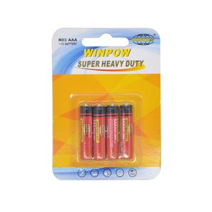 Aaa-r03 r6s um-3 № 7 aaa размер um4 № 5 цинк-углерод d r6 1,5 В тяжелый aa углеродный цинковый сухой аккумулятор - Product Image 6