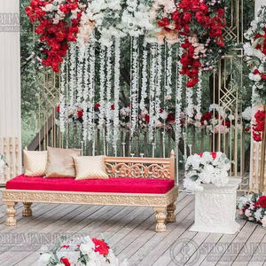 Colchón de madera Shobha Jain Impex para bodas musulmanas, noche de Heena, escenario de Sangeet, hecho en Delhi, India - Product Image 6