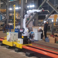 Robot de soudage intelligent Raintech à 6 axes avec suivi automatique des coutures pour les pièces de structures en acier légères et lourdes
