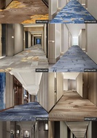 Tapis de sol moderne pour hôtel, chambre d'hôtes, hall commercial, grande surface, pleine taille, à poils longs, ignifuge, entièrement recouvrant