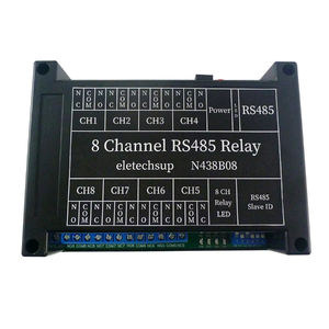 N438B08 DC 12V 8Ch Modbus RTU RS485 <b>Relay</b> Board Support Multi-register Operation with TVS Protected B753 - Product Image 4