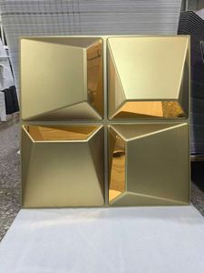 Panneau mural 3D en diamant, <span class=keywords><strong>papier</strong></span> <span class=keywords><strong>peint</strong></span> noir mat irrégulier assorti pour la décoration murale intérieure, décoration de plafond - Product Image 4