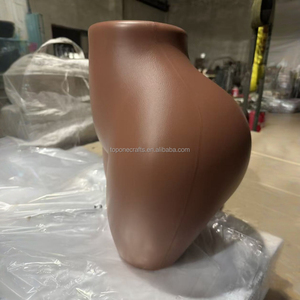 Mannequin de présentation demi-corps pour vêtements, en plastique, pour femmes aux courbes généreuses, pose debout, vente en gros à prix abordable - Product Image 5