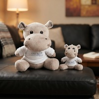Peluche Hippopotames Personnalisée – Conception Sur Mesure, Petit Animal en Peluche Personnalisé, Porte-clés Sac à Dos, Jouets Doux, Peluche Anime Personnalisée