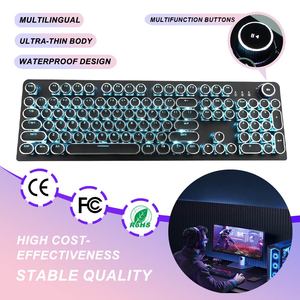 Teclado Mecánico para Juegos E-yooso de 104 Teclas, Cableado, RGB, USB 3.0, Carcasa de Metal, Nuevo, S-2016 - Product Image 1