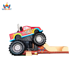 WINWAYTOYS Casa de Brinco Inflable de PVC con Tobogán, Diseño de Camioneta Monstruo, Capacidad Máxima 5-10 Personas, 8x4x3.5m/26x13x11.5ft, Fácil de Instalar, para Niños - Product Image 5