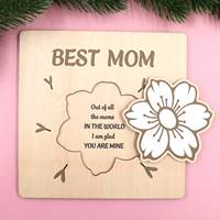 Décoration d'art en bois de bricolage pour la peinture de modèle de tilleul à la maison, signe mural d'amour pour le cadeau de