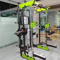 TOPTONS multifonctionnel complet câble de Cage d'alimentation Crossover Smith Machine presse Squat Rack pour musculation poitrine entraînement