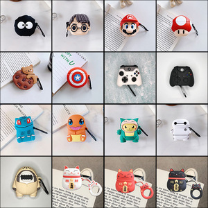 เคสหูฟังของเล่นการ์ตูนสไตล์100 + สำหรับ Airpods <span class=keywords><strong>Pro</strong></span> 1 2 3,เคสหูฟังซิลิโคนนิ่ม<span class=keywords><strong>3D</strong></span> สำหรับเคส Airpods - Product Image 2