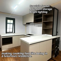 Maison conteneur extensible de style japonais 20ft 40ft en panneaux sandwich d'acier, maison préfabriquée, villa, bureau, garantie 2 ans, norme européenne