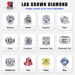Bijoux Baifu, certificat IGI, <span class=keywords><strong>diamant</strong></span> cultivé en laboratoire HPHT CVD, couleur D, pureté VVS VS, <span class=keywords><strong>diamant</strong></span> non monté - Product Image 6