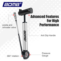 Pompe à air portable BOMB Mini pour vélo, gonfleur de pneus, scooter électrique, planche à roulettes, accessoires de scooter