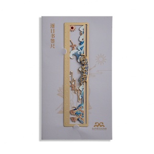 ที่คั่นหนังสือโลหะลายโบราณ ดีไซน์แฟชั่น พิมพ์โลโก้ด้วย UV ขายดี - Product Image 3